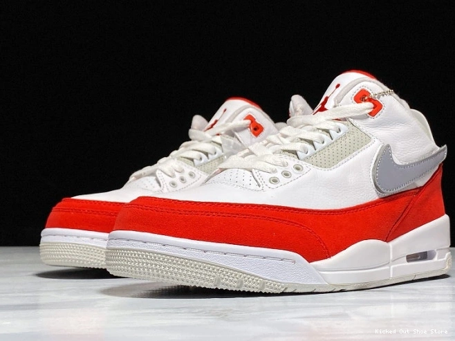 Kicked Out Shoe Store University Tinker 3 White Air Red Jordan Retro CJ0939-100 0801